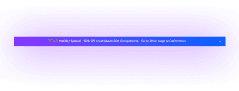 Notification Top Banner