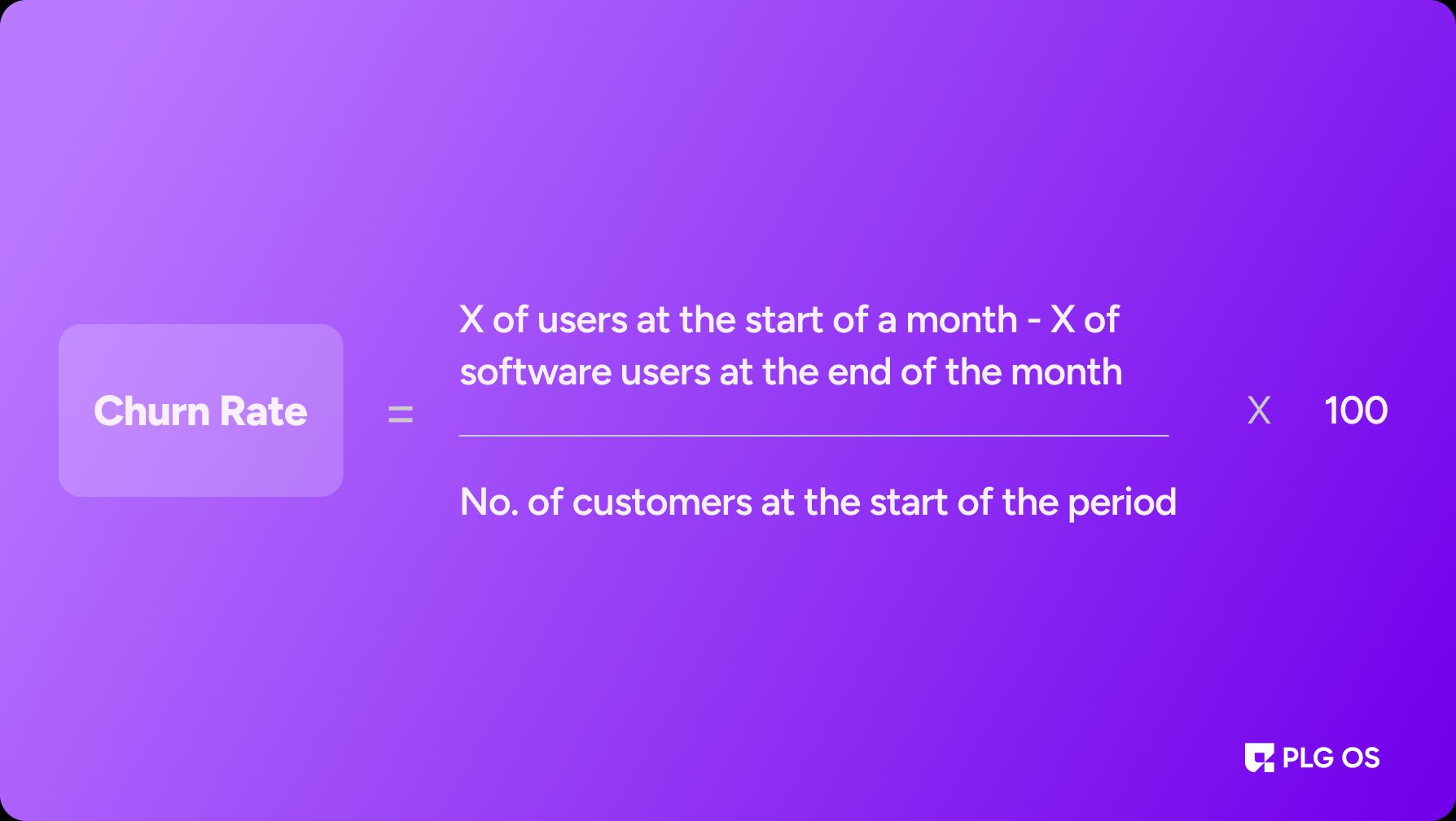 How to calculate churn rate