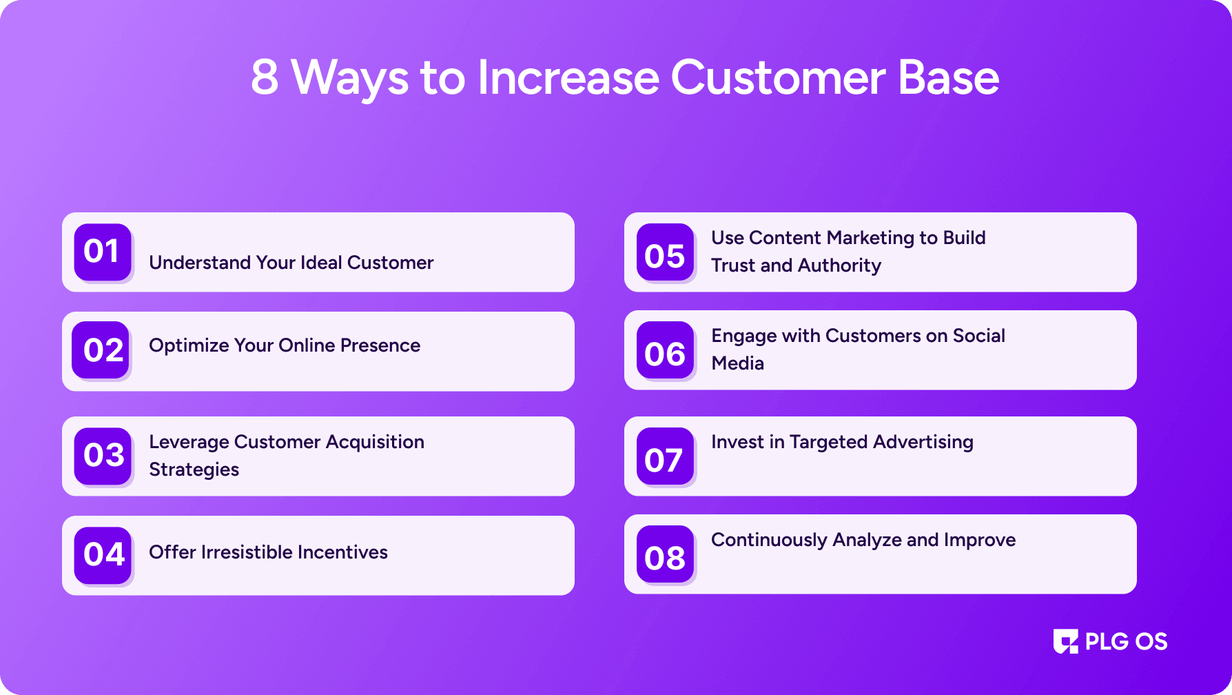 8 Ways to Increase Customer Base