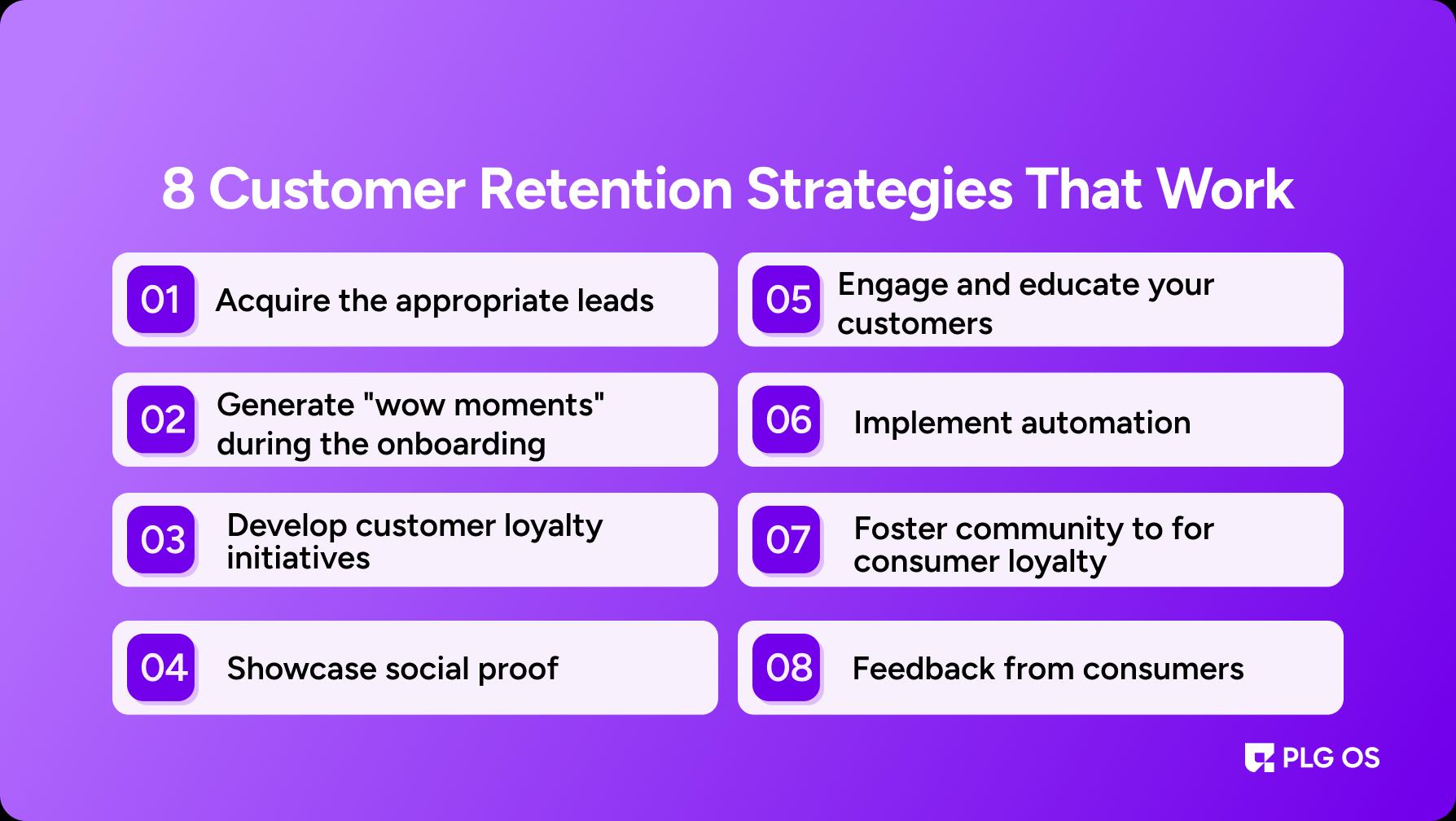 8 Customer Retention Strategies That Work