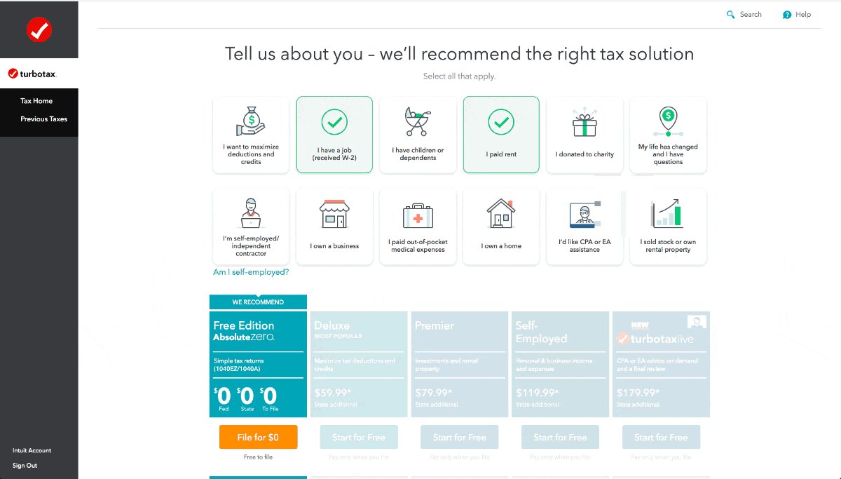 Best loading page examples you will love TurboTax