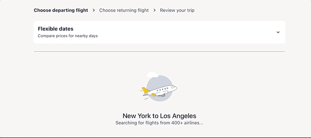 Best loading page examples you will love Expedia