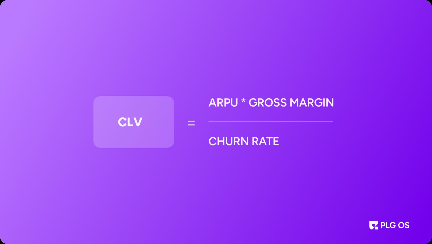Customer Lifetime Value (CLV or LTV)