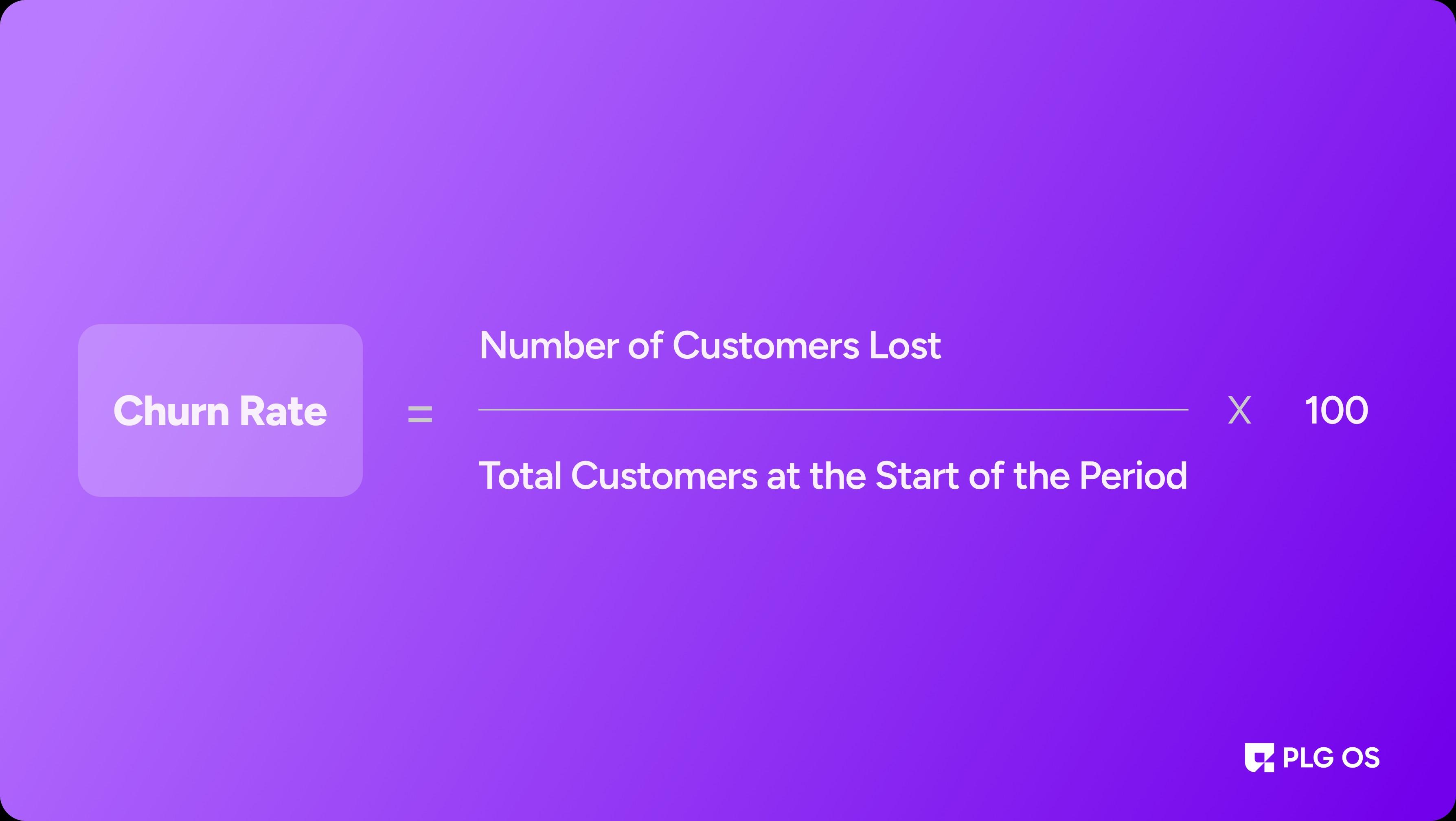 It’s important to note that this is just the basics—depending on your business model or growth stage, there may be variations in how you calculate churn.